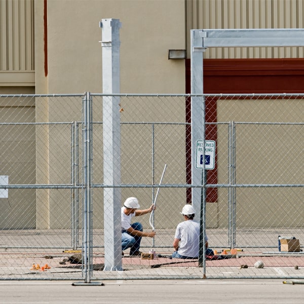 how long can i rent the temporary fence for my work site or event in Lake Kiowa